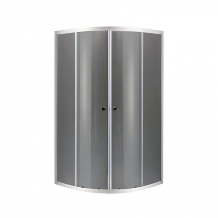 Душова кабіна PLAIN-SC-01-GR /90x90x185/без піддону/тоноване скло 4мм/CHROME (MI6900)